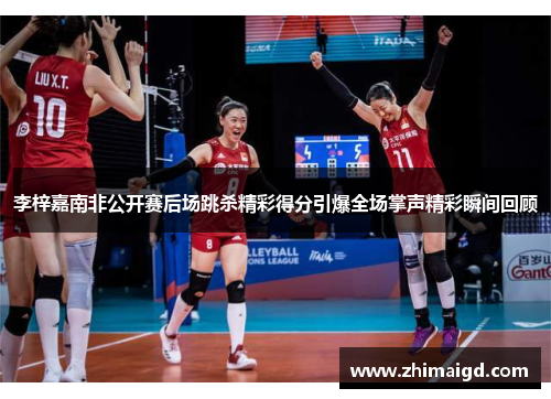 李梓嘉南非公开赛后场跳杀精彩得分引爆全场掌声精彩瞬间回顾